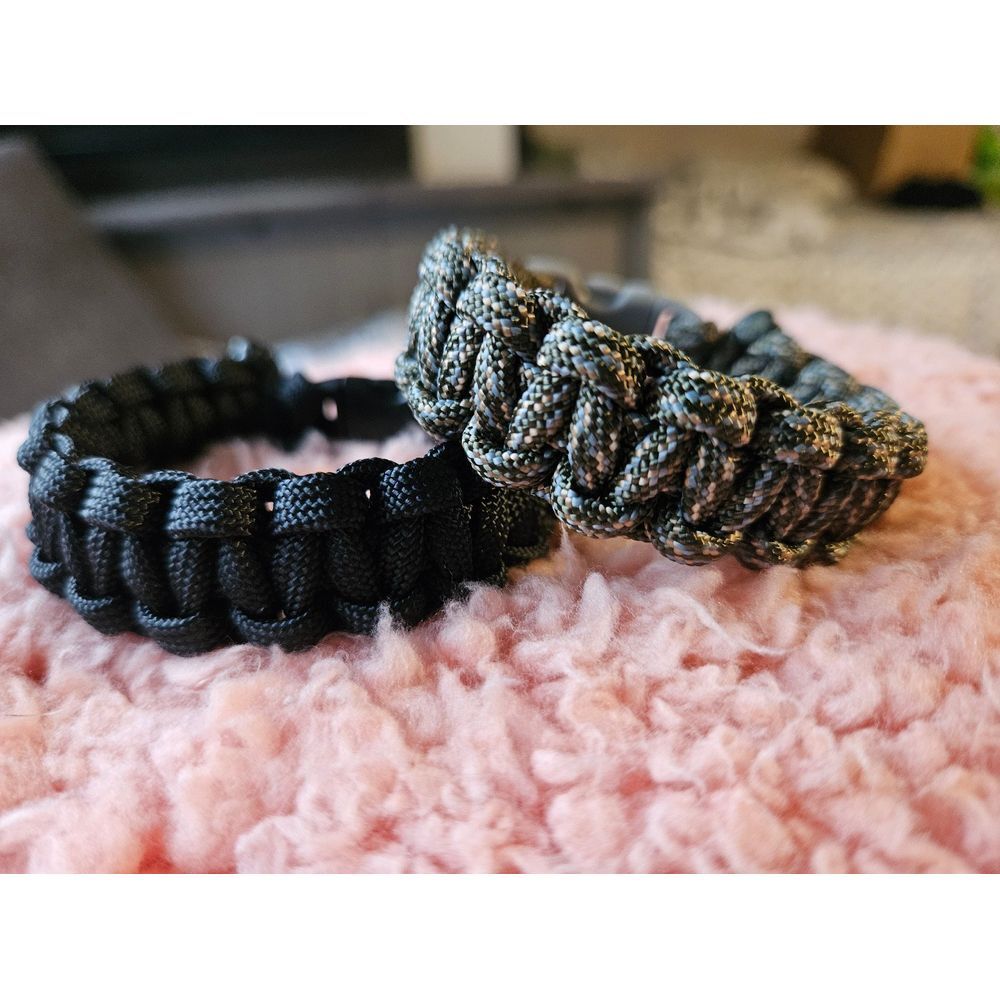 Handmade paracord bracelets camo size‎ 6.5" new